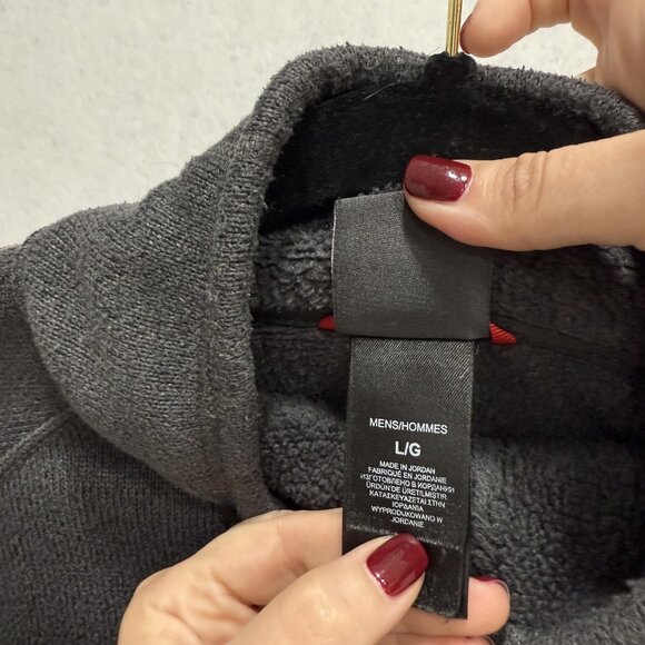 The North Face Jacket Mens Large Gray Full Zip Fleece Chest Pocket Outdoors - Picture 7 of 11